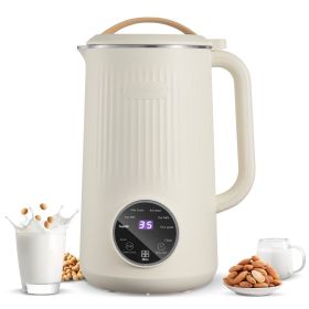 VEVOR 8-in-1 Nut Milk Maker, 34 oz Soy Milk Maker with 180W Blending, for Homemade Oat, Nut, Soy, Juice, Milkshake, Rice Cereal